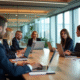 Groupe de professionnels belges en réunion de travail
